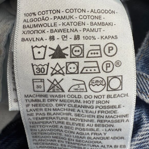 EUC Women's LEVI'S Made & Crafted "Column Pant" Jeans Coastal Blues | Size 24x27 - Picture 12 of 13